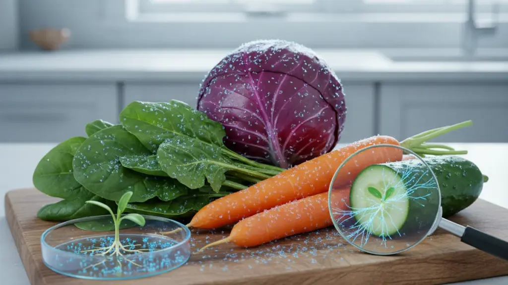 Plastikchok: grøntsager opsuger nanoplastik direkte i spiselige dele